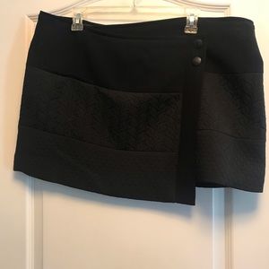 Cabi wrap mini skirt